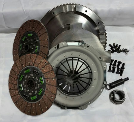 Valair Powerstroke Duel Disc Organic Clutch Kit (NMU73DDSZF6-ORG)